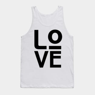 Love Awesome Typography Tank Top